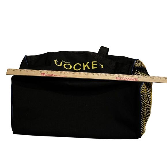 Jockey Duffel Bag VTG (?) Sports Tote Travel Flight Tourist Gym Fitness Exercise - Picture 4 of 6